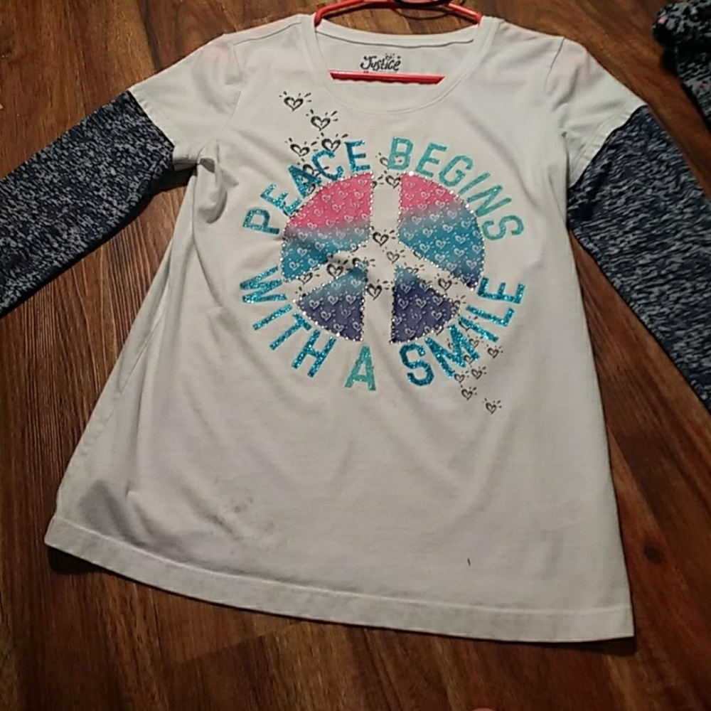Justice long sleeve shirt
